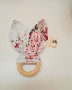 Μασιτικό με αυτάκια Floral (Κρίκος Οδοντοφυίας)