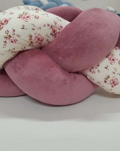 Προστατευτική Πάντα Πλεξούδα Floral Σάπιο Μήλο