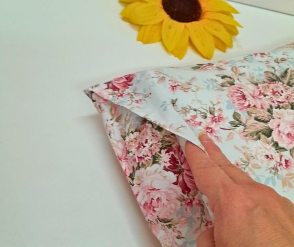 Παιδική Μαξιλαροθήκη Floral Ροζ