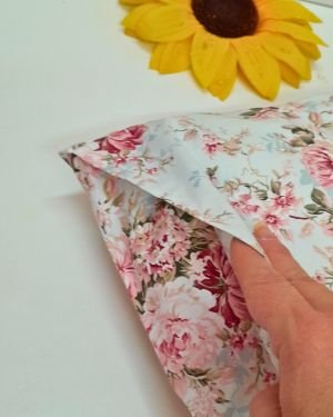 Παιδική Μαξιλαροθήκη Floral Ροζ