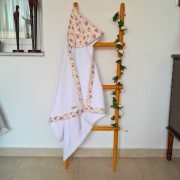 Βρεφική Πετσέτα Κάπα Floral Σάπιο Μήλο