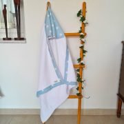 Βρεφική Πετσέτα Κάπα Γαλάζια Αστεράκια