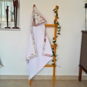 Βρεφική Πετσέτα Κάπα Floral Ροζ