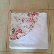 Βρεφική Πετσέτα Κάπα Floral Ροζ