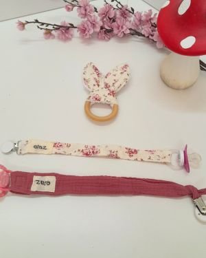 Κλιπ Πιπίλας Floral Σάπιο Μήλο