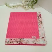 Κουβέρτα Πικέ Floral Ροζ