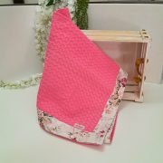 Κουβέρτα Πικέ Floral Ροζ
