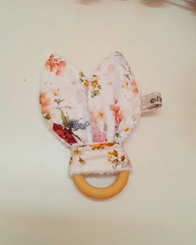 Μασιτικό με αυτάκια Floral Romantico (Κρίκος Οδοντοφυίας)