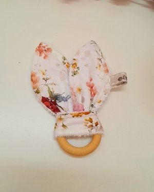 Μασιτικό με αυτάκια Floral Romantico (Κρίκος Οδοντοφυίας)