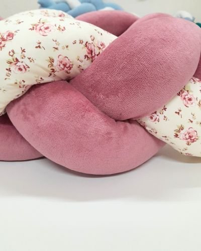 Προστατευτική Πάντα Πλεξούδα Floral Σάπιο Μήλο