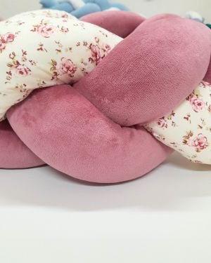 Προστατευτική Πάντα Πλεξούδα Floral Σάπιο Μήλο