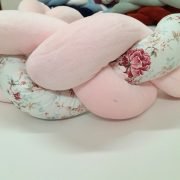 Προστατευτική Πάντα Πλεξούδα Floral Ροζ