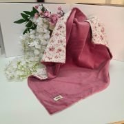 Βρεφική Κουβερτούλα Βελουτέ Floral Σάπιο Μήλο