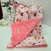 Βρεφική Κουβερτούλα Minky Floral Romantic
