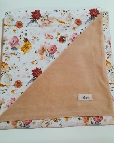 Βρεφική Κουβέρτα Βελουτέ Floral Romantico