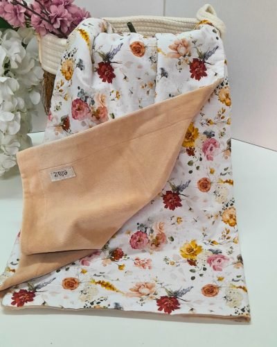 Βρεφική Κουβέρτα Βελουτέ Floral Romantico