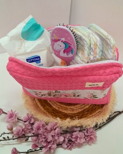 Νεσεσέρ Περιποίησης Μωρού Floral Ροζ