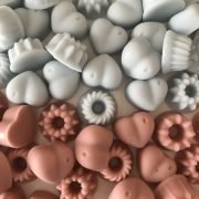 Wax Melt (Πολύχρωμες Μικρές Καρδιές & Κέικ) | 3 τεμ.